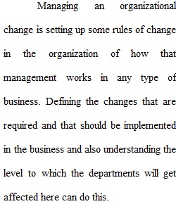 2-3 Short Paper Organizational Change